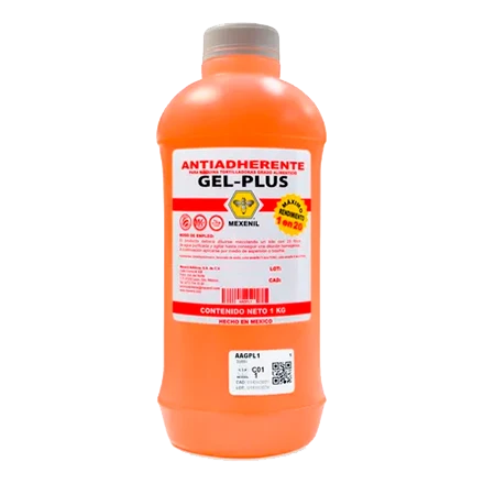 Antiadherente Gel Plus Maquina Tortilla Aagpl 1kg Mexenil